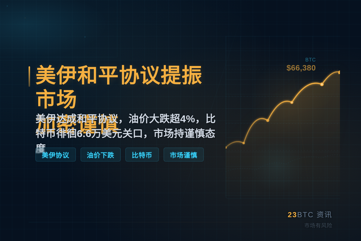 美伊和平协议提振市场，加密谨慎