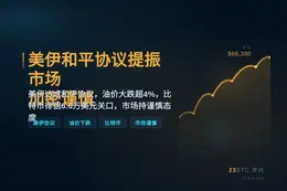 美伊和平协议提振市场，加密谨慎