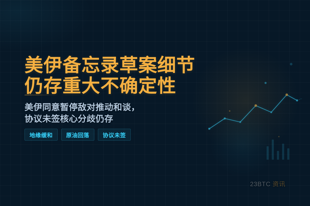 美伊备忘录草案细节仍存重大不确定性插图1 美伊备忘录草案细节仍存重大不确定性