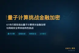 G7央行报告：量子计算挑战金融加密