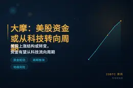 大摩：美股资金或从科技转向周期