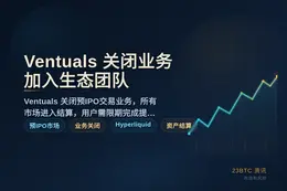 Ventuals关闭业务加入生态团队