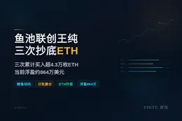 鱼池联创王纯三次抄底ETH