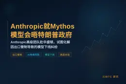 Anthropic今日就Mythos模型会晤特朗普政府