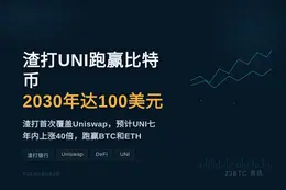 渣打UNI跑赢比特币2030年达100美元