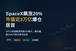 SpaceX飙涨20%市值近3万亿爆仓居首