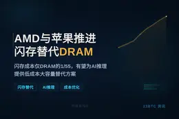 Citrini：AMD与苹果用闪存替代部分DRAM