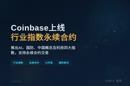 Coinbase上线行业指数永续合约，一键交易AI国防