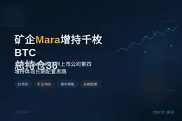 矿企Mara增持千枚BTC 总持仓36