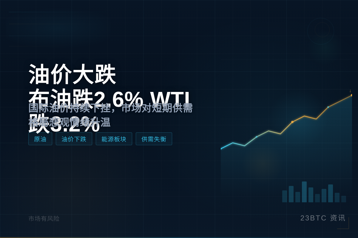 油价大跌,布油跌2.6%WTI跌3.2%插图1 油价大跌,布油跌2.6%WTI跌3.2%