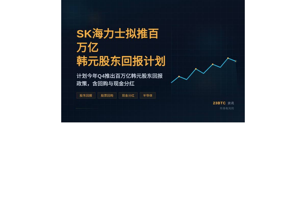 SK海力士拟推百万亿韩元股东回报计划插图 SK海力士拟推百万亿韩元股东回报计划