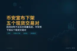 币安6月19日下架5个现货交易对