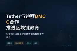 Tether与迪拜DMCC合作推进区块链教育