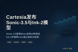Cartesia发布Sonic-3.5与Ink-2模型