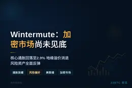 Wintermute：加密市场尚未见底，风险偏好回暖