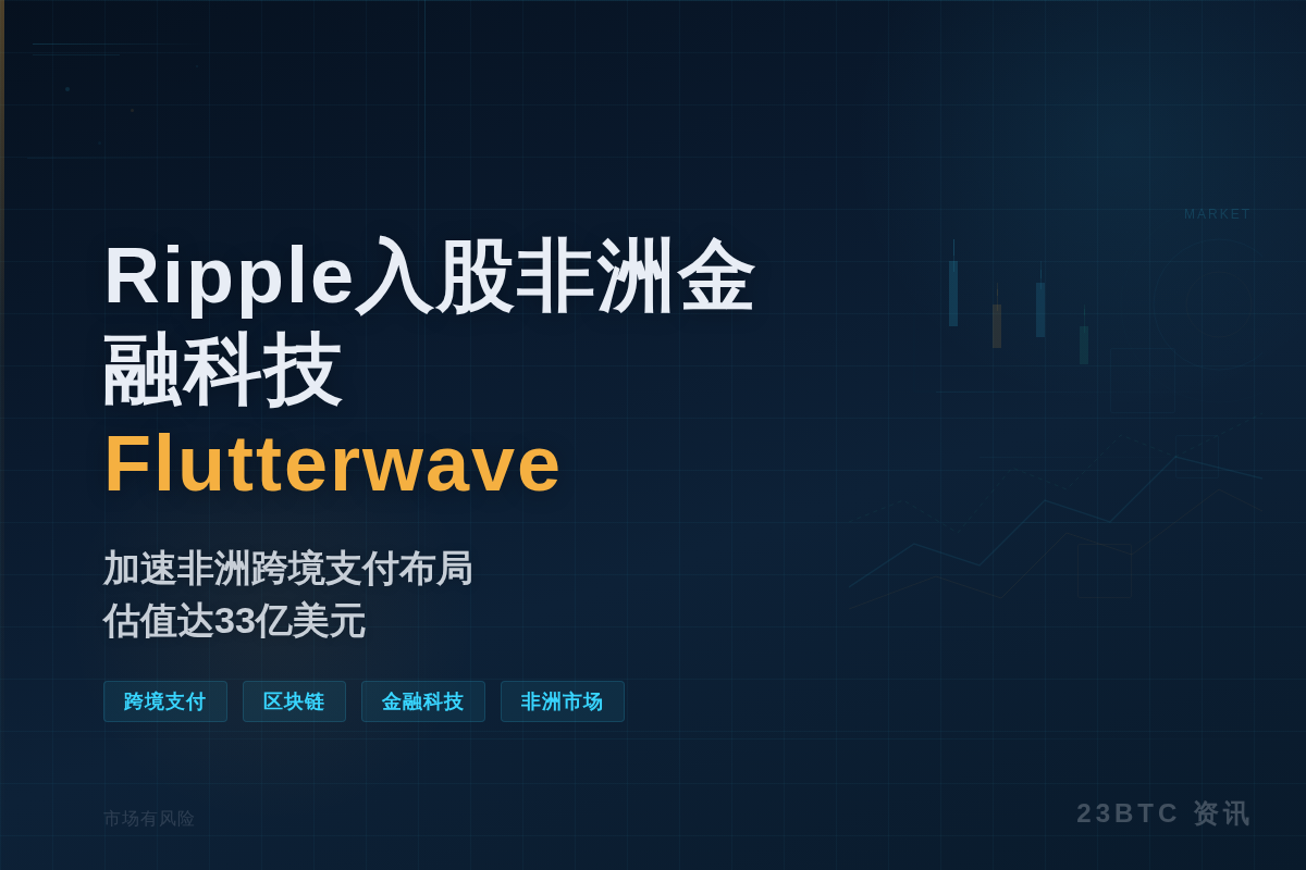 Ripple入股非洲金融科技Flutterwave插图1 Ripple入股非洲金融科技Flutterwave