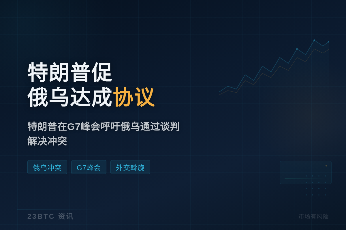 特朗普促俄乌达成协议