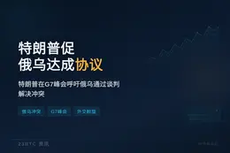 特朗普促俄乌达成协议