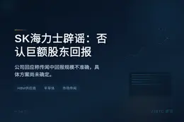 SK海力士辟谣：否认拟推百万亿韩元股东回报