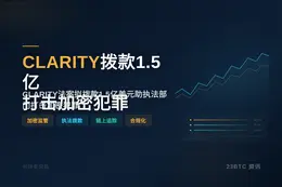 CLARITY拨款1.5亿打击加密犯罪