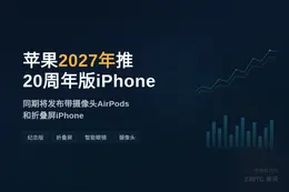 苹果2027年推出20周年版iPhone