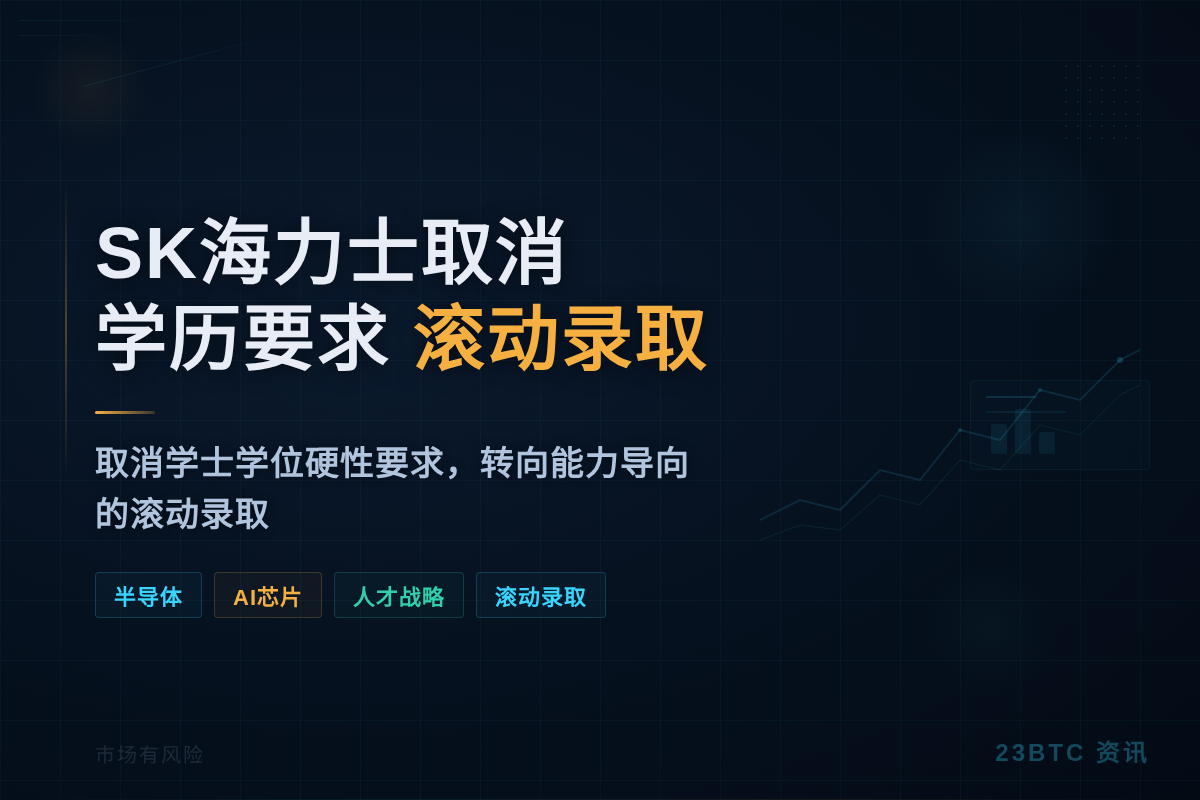 SK海力士取消学历要求 初级职位滚动录取