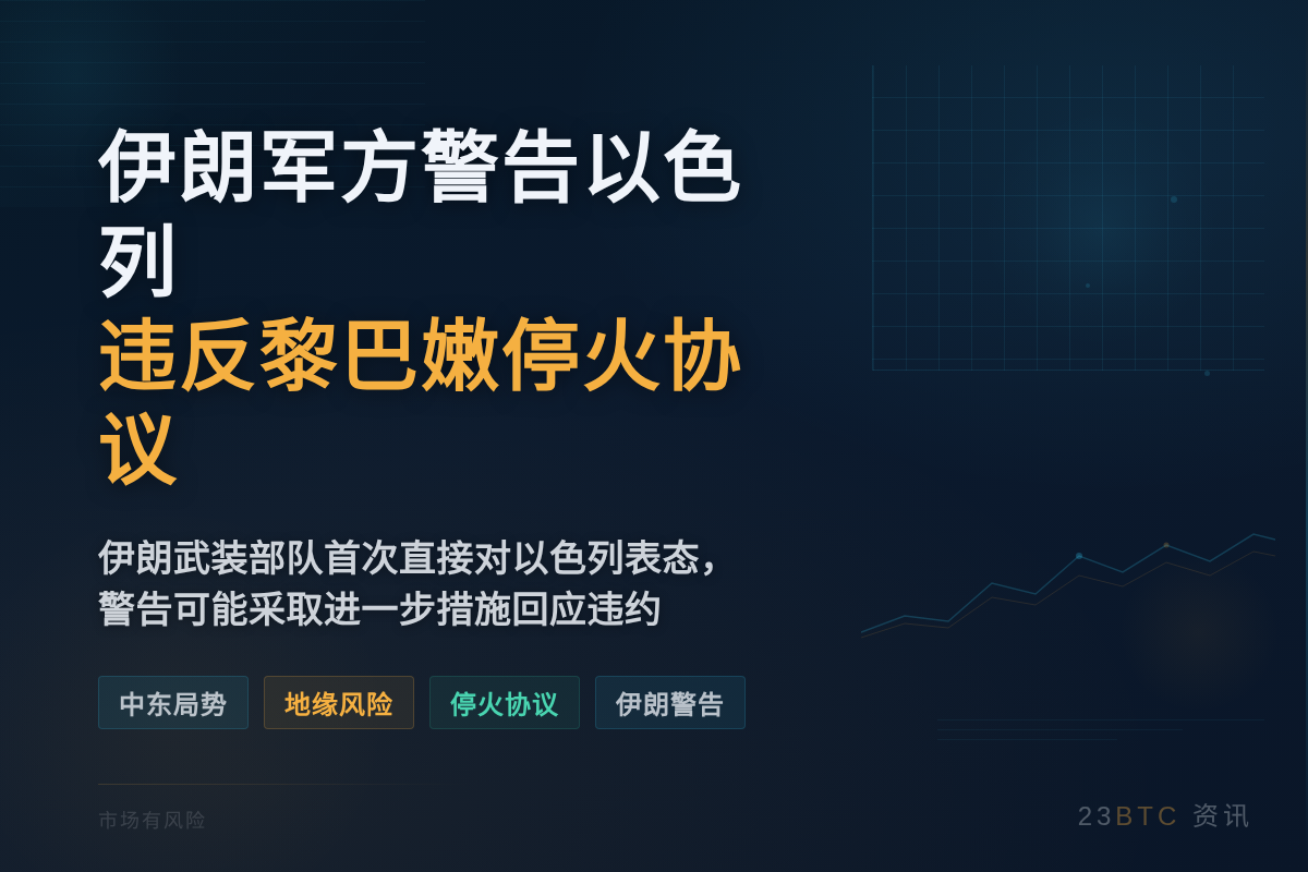 伊朗军方警告以色列违反黎巴嫩停火协议插图1 伊朗军方警告以色列违反黎巴嫩停火协议