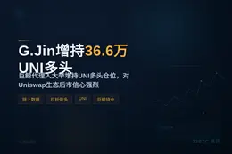 G.Jin增持36.6万UNI多头