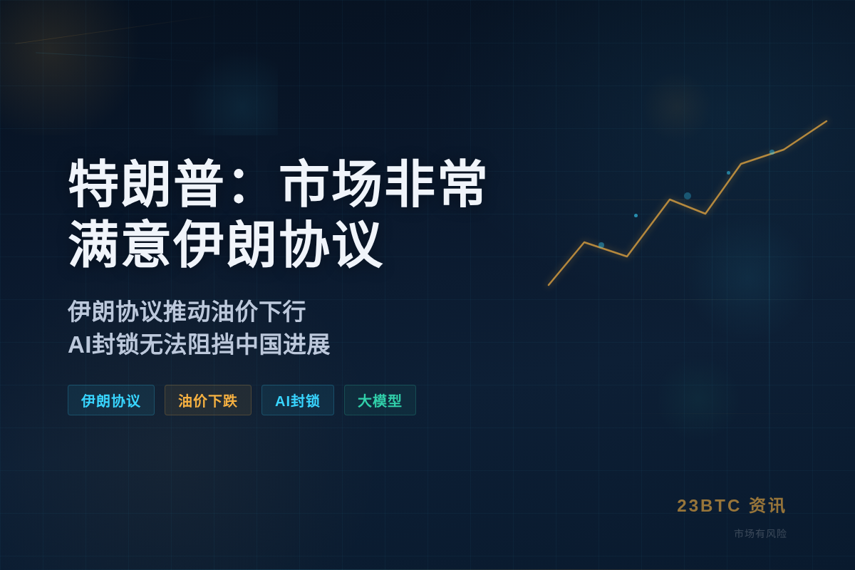 特朗普:市场非常满意伊朗协议插图1 特朗普:市场非常满意伊朗协议