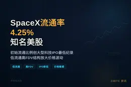 SpaceX流通率4.25%知名美股