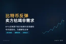比特币反弹：卖方枯竭非需求，Strategy担忧未消