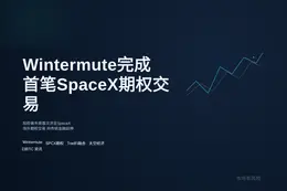 Wintermute完成首笔SpaceX期权交易
