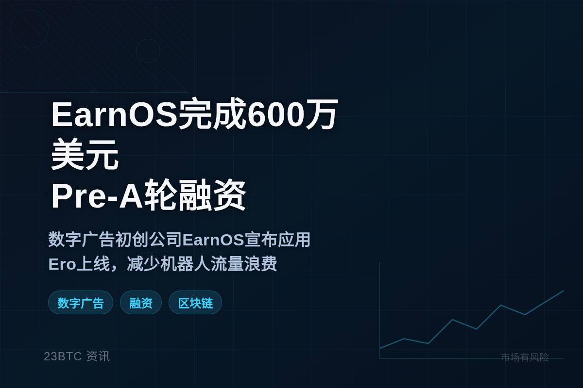 EarnOS完成600万美元Pre-A轮融资插图1 EarnOS完成600万美元Pre-A轮融资
