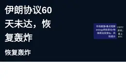 伊朗协议60天未达，恢复轰炸