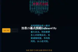加息25基点预期Followed By