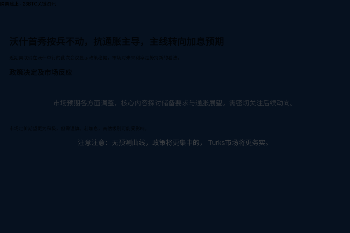 沃什首秀按兵不动,抗通胀主导,主线转向加息预期插图1 沃什首秀按兵不动,抗通胀主导,主线转向加息预期