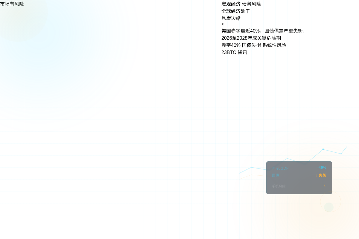 全球经济处于悬崖边缘