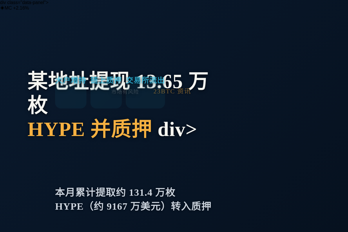 某地址9小时前从OKX提现13.65万枚HYPE(约1000插图 某地址9小时前从OKX提现13.65万枚HYPE(约1000