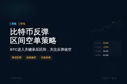 2026-06-18 01:27:34 比特币反弹区间空单策略