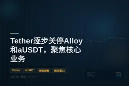 Tether逐步关停Alloy和aUSDT，聚焦核心业务