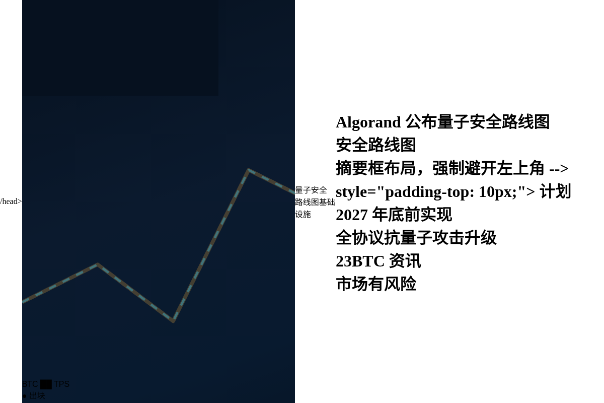 Algorand 公布量子安全路线图