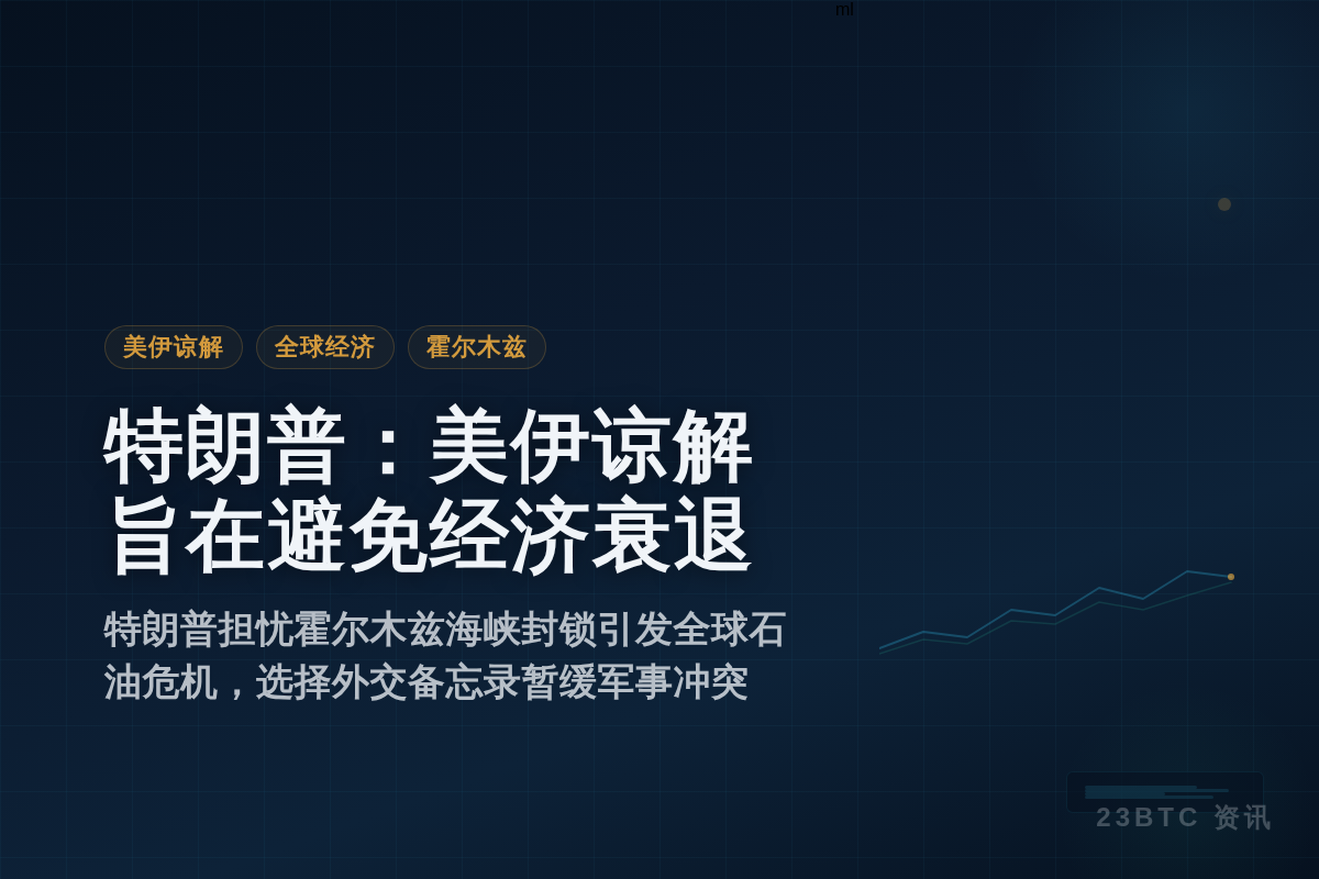 特朗普:美伊谅解旨在避免全球经济衰退插图1 特朗普:美伊谅解旨在避免全球经济衰退