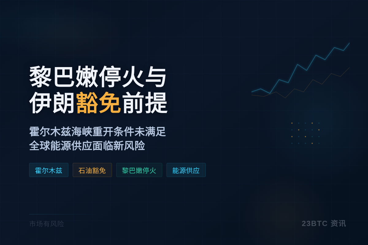 黎巴嫩停火与伊朗豁免,霍尔木兹海峡开放前提插图1 黎巴嫩停火与伊朗豁免,霍尔木兹海峡开放前提