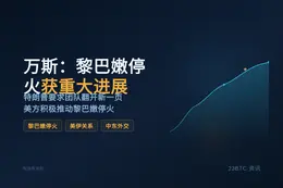 万斯：黎巴嫩停火获重大进展
