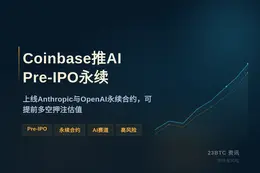 Coinbase推AI Pre-IPO永续