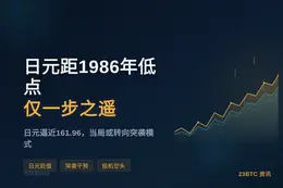 日元距1986年低点仅一步之遥