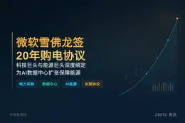 微软雪佛龙签20年购电协议