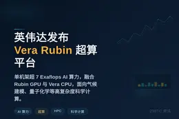 英伟达发布Vera Rubin超级计算平台