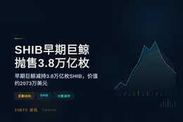 SHIB巨鲸抛3.8万亿，价值2073万