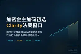 加密金主加码初选 Clarity法案窗口